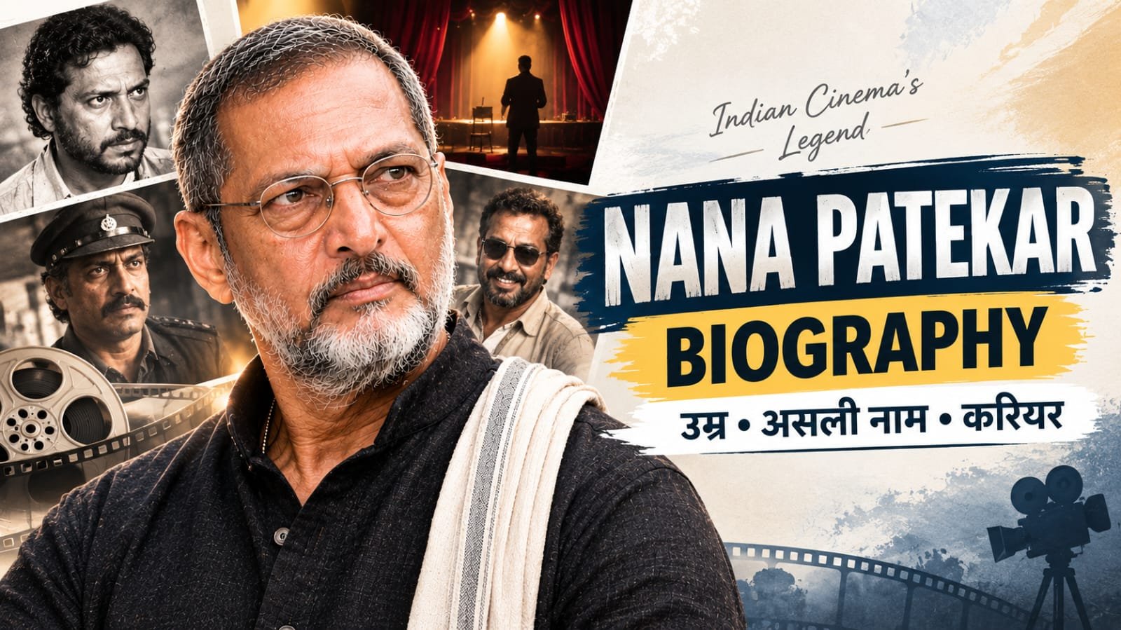 Nana Patekar Biography: Nana Patekar Death News, Age, Family, Wife, Son Malhar Patekar, Movies and Net Worth
